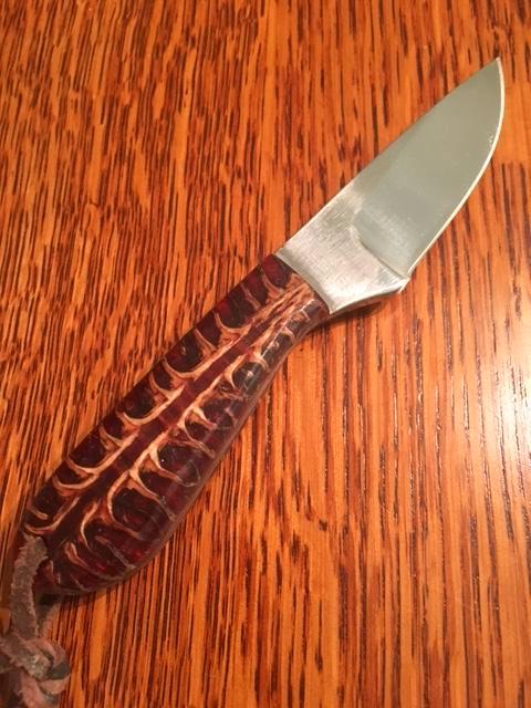 FX-078 PINE CONE HANDLE 440 STEEL BLADE